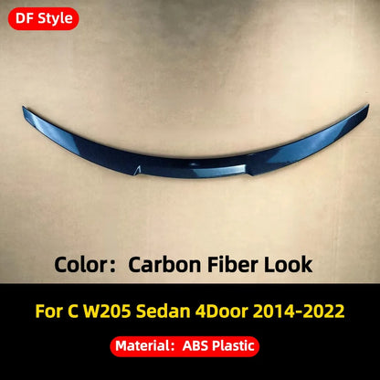 Rear Wing Spoiler Boot Lip Tuning Accessories For Mercedes Benz C class W205 2014-2022 C63 C43 C180 C200 C220 C250 4Door Sedan
