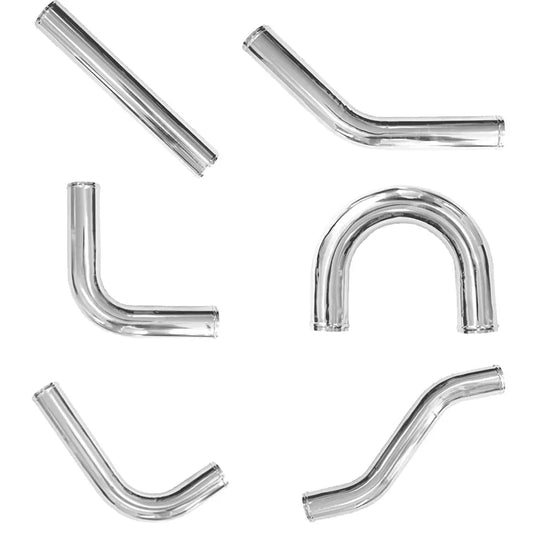 0/45/90/180 Degrees L S Type Aluminum Tube Universal 76mm 3.5inch Cold Air Intake Pipe for Racing Car Turbo High Flow