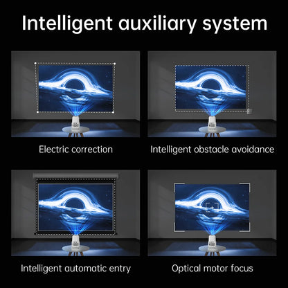 S40MAX Android 11 Gaming Projector 64GB TF Card Wireless Gaming Controller Dual WIFI 1280*720P Home Theater Portable Projector