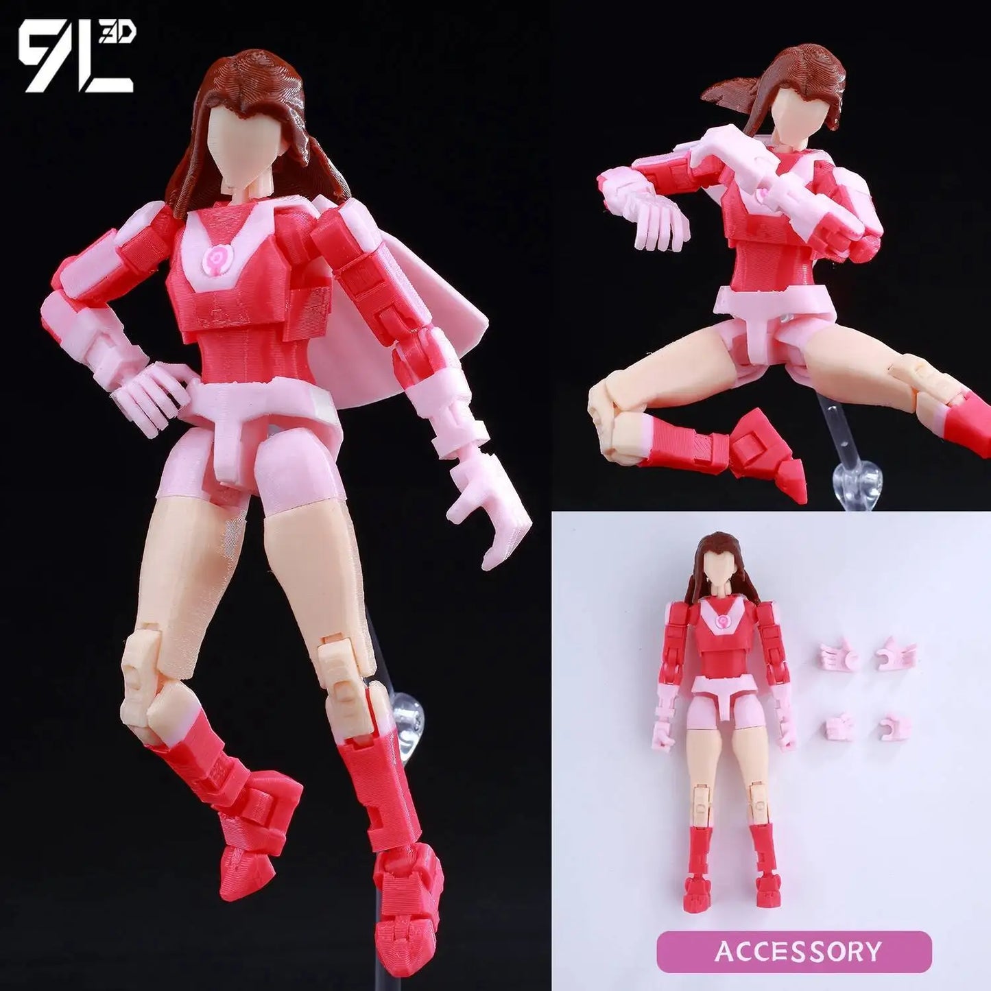 9L3D Printed Superheroes Invincible 2.0 Anime Multi-Jointed Shapeshift Toys Action Figures Mannequin Model Ornaments Gifts