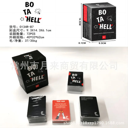 Russian Version Game Card 500 Crazy Cards Game Expansion Pack Fun Party Card Game Add-On for Family & Friends Game Night