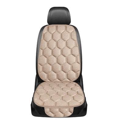 Winter Warm and Thick Velvet Car Seat Cushion Four Seasons Universal Single Seat Small Three piece Plush Warm Five Seat Anti sli