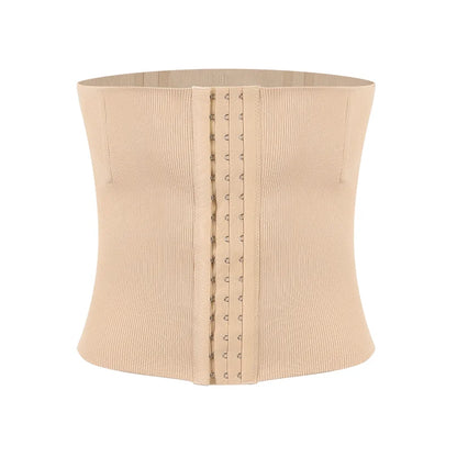 Slimbelle Men Shapewear Ribbed Belt Tummy Control Band Slimming Comprssion Fajas High Stretch Body Shaper Back Support Corset