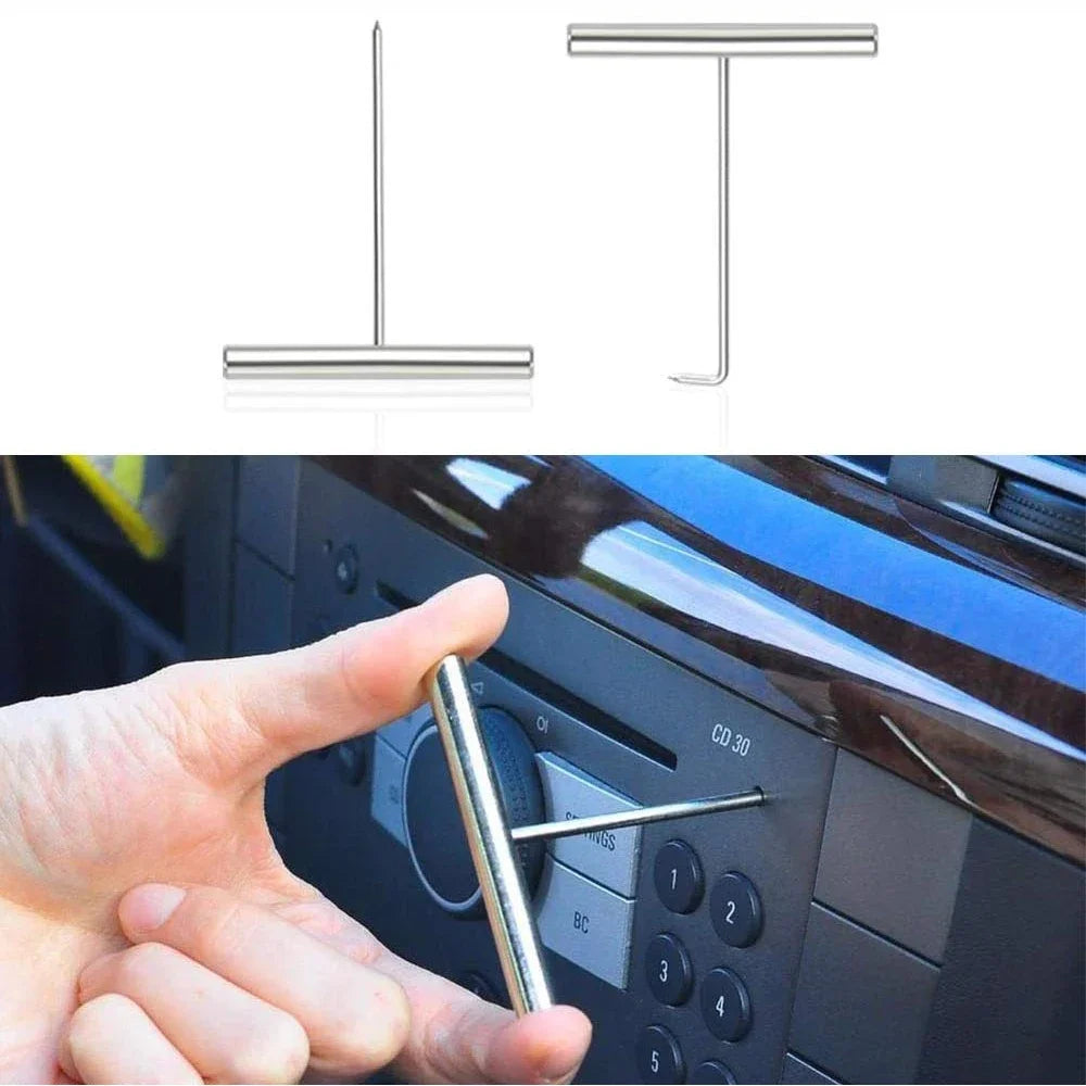 Automobile disassembly tools, plastic lifting plates, prying plates, interior panel clips, disassembly and assembly screwdrivers