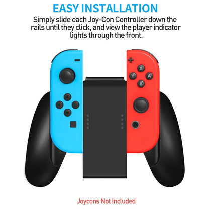 Easy Operate Gaming Grip Handle Controller Bracket Holder for Nintendo Switch Joy-Con - Comfortable Controller Support