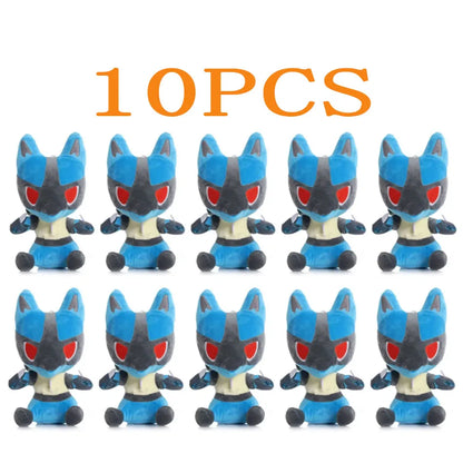 10pcs Pokemon Official Plush Toy - Charmander, Squirtle, Pikachu Plush, Bulbasaur Stuffed Animal Toy, Pokemon Doll Birthday Gift
