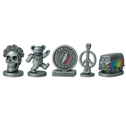 Grateful Dead Monopoly 60th Anniversary Collectible Board Game for Rock Fans & Players