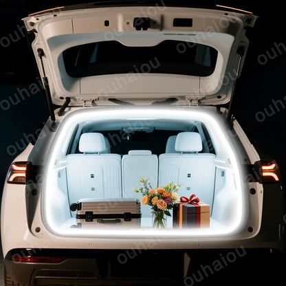 For XPeng G6 Mona M03 P7 G7 X9 trunk light modification light Atmosphere lights White warm white Rear Trunk LED Light Bar