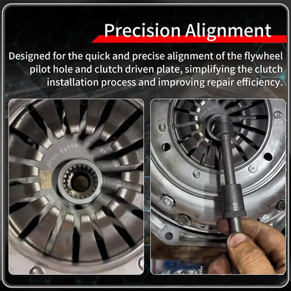 17Pcs Clutch Aligning Kit Flywheel Pilot Hole Clutch Drive Plate Alignment Tool for Centered Accurate Installation Repair