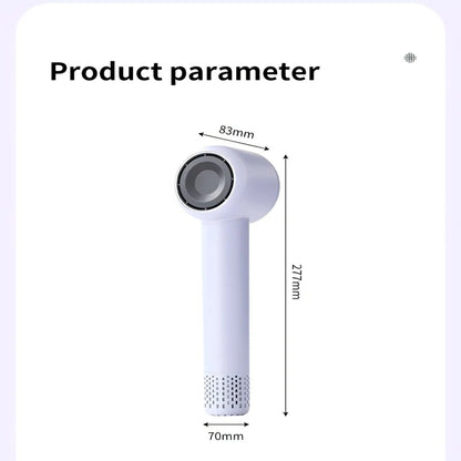 Leafless High Speed Hair Dryer, 110000RPM Negative Ion Hair Care, Smart Temp Control Quiet Fast Drying Blow Dryer