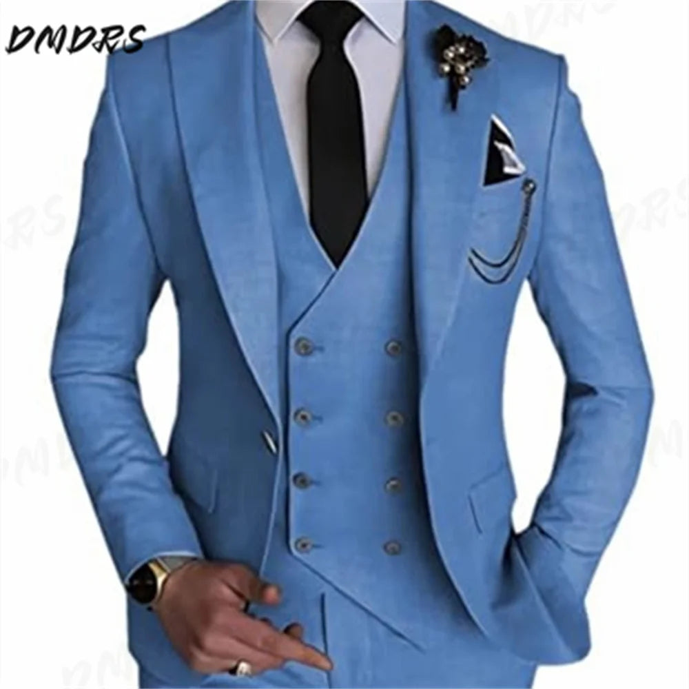 Wedding Suits For Men Elegant Blazers Set 2 Pieces Formal Classic Jackets Pants Full Coats Luxury Business 2026 Costume