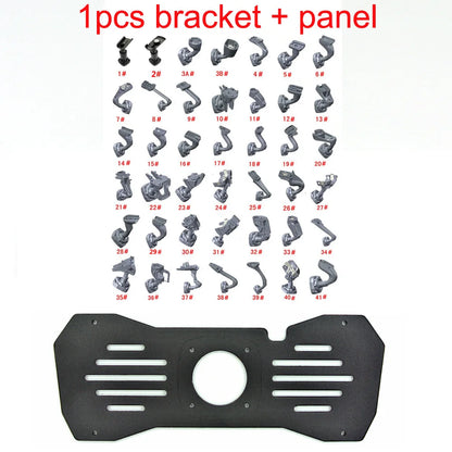 Interior Mirror Dash Cam Mount Arm with Metal Backplate for G840S/ G850/ G850Pro / G900 / G900Pro /G900 Tripro