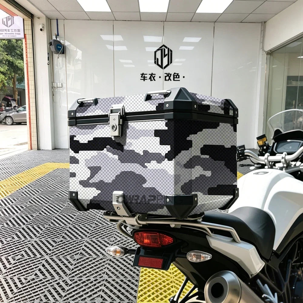 Camouflage Printing Car Wrapping Sticker Waterproof Automotive Vinyl for Motorcycle Self-adhesive Car Decals and Graphics Wrap
