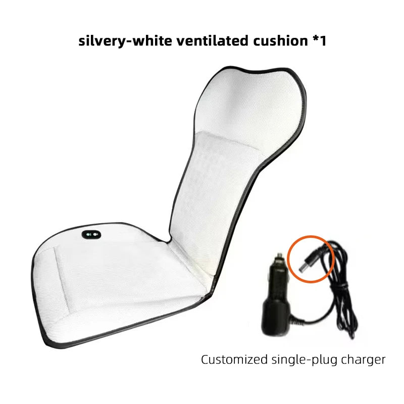 For Tesla model 3 Y ventilation Seat Cushion DC 12V Spacer Car Summer Cool Air Seat Cushion Fast Blowing Ventilation Seat Coolin