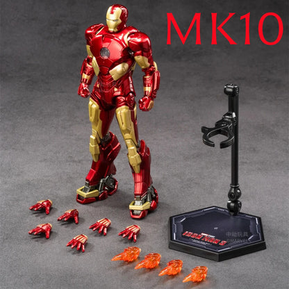 ZD Toys Marvel Avengers Iron Man Action Figure Miles Morales 2099 Suit Mark 28 MK50 MK10 MK18 MK19 Action Figure Toy Gift