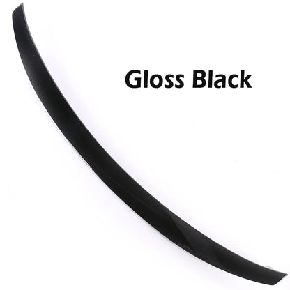 Rear Bumper Spoiler Lip Carbon Fiber MP M4 PSM Style Roof Trunk Wing Tail For BMW 2 Series F22 F23 F87 2014 -2021 Gloss Black