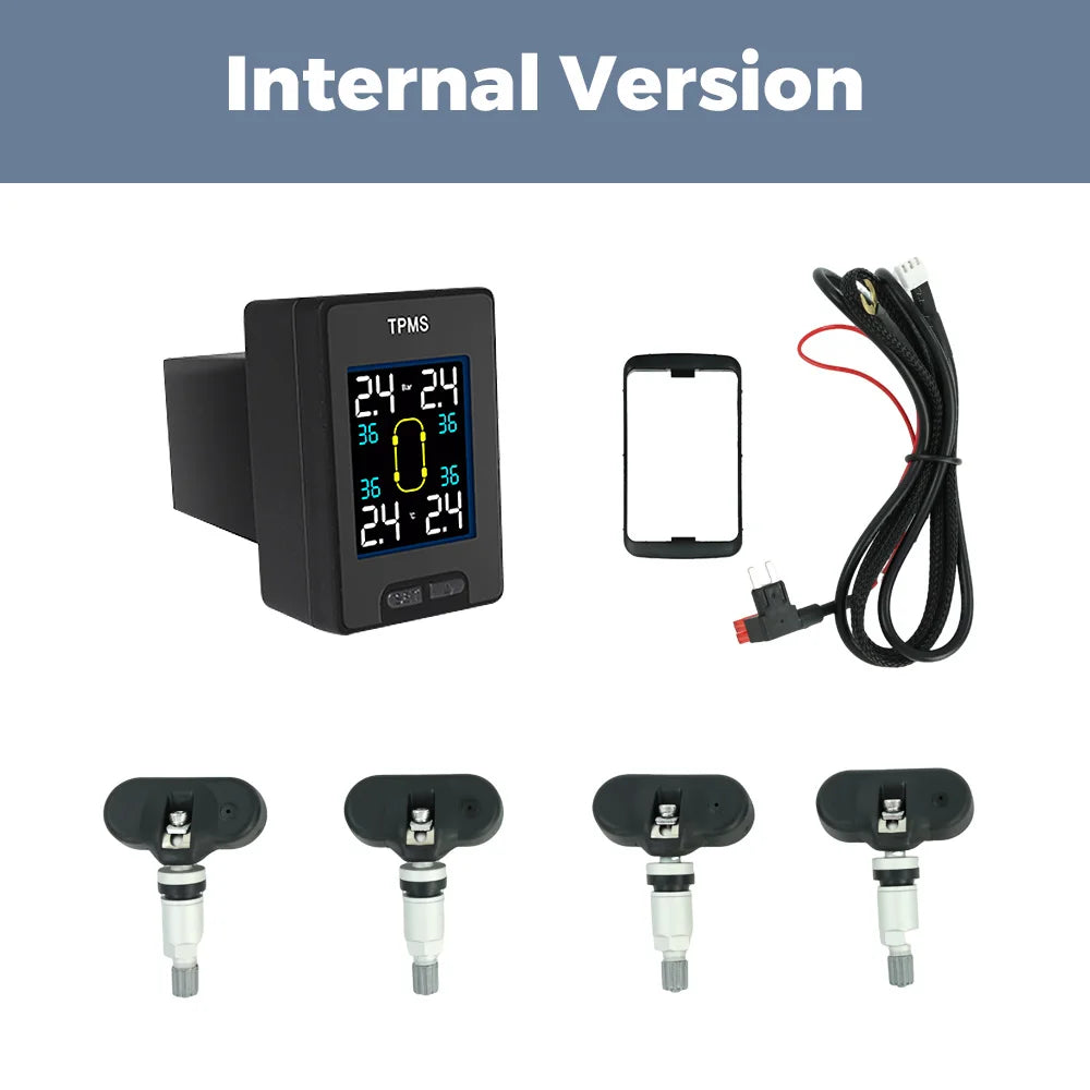 For Honda series Car TPMS Tire Pressure Monitoring System 4 Sensors Digital LCD tire pressure measurement screen buzzer warning