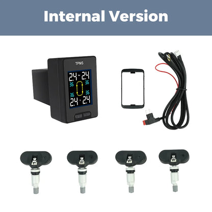 For Honda series Car TPMS Tire Pressure Monitoring System 4 Sensors Digital LCD tire pressure measurement screen buzzer warning