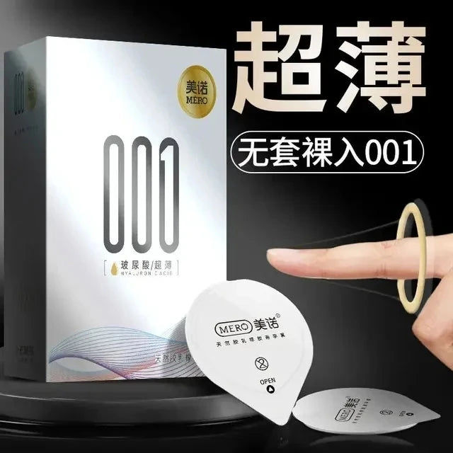 0.01 Ultra Thin Condoms For Men Long Sex Ejaculation Delay Rubber Condom Vaginal Massage Penis Sleeve Sex Toys For Adults 18