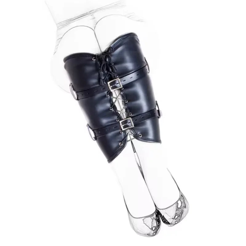 BDSM Strait Jacket / Armbinder,Leather Deluxe Arm Binder Restraint,Behind Back Bondage Gloves,Sex Toys For Couples ,Sex Handcuff