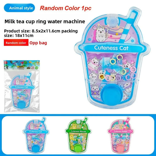 High Quality 3 Colors Childhood Memories Plastic 8.5*2*11.6cm Children's Educational Toss Water Ring Toss