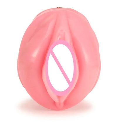 Soft Realistic Pussy Male Chastity Cage Lightweight Penis Bondage Gear Dick Cage with 4 Size Cock Rings CB Sex Toys for Man Gay