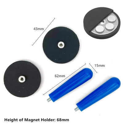 Vinyl Wrap Magnets Heavy Duty Magnetic Gripper Tools for Car Wrapping Window Tint Sign Vinyl Film Stickers Install Tool 2-10pcs