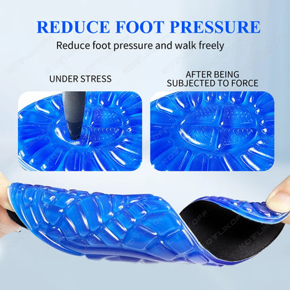 Gel Insole Silicone Orthopedic Arch Support Foot Care For Feet Shoe Sole Sport Insoles Shock Absorption Pads Orthotic Pad