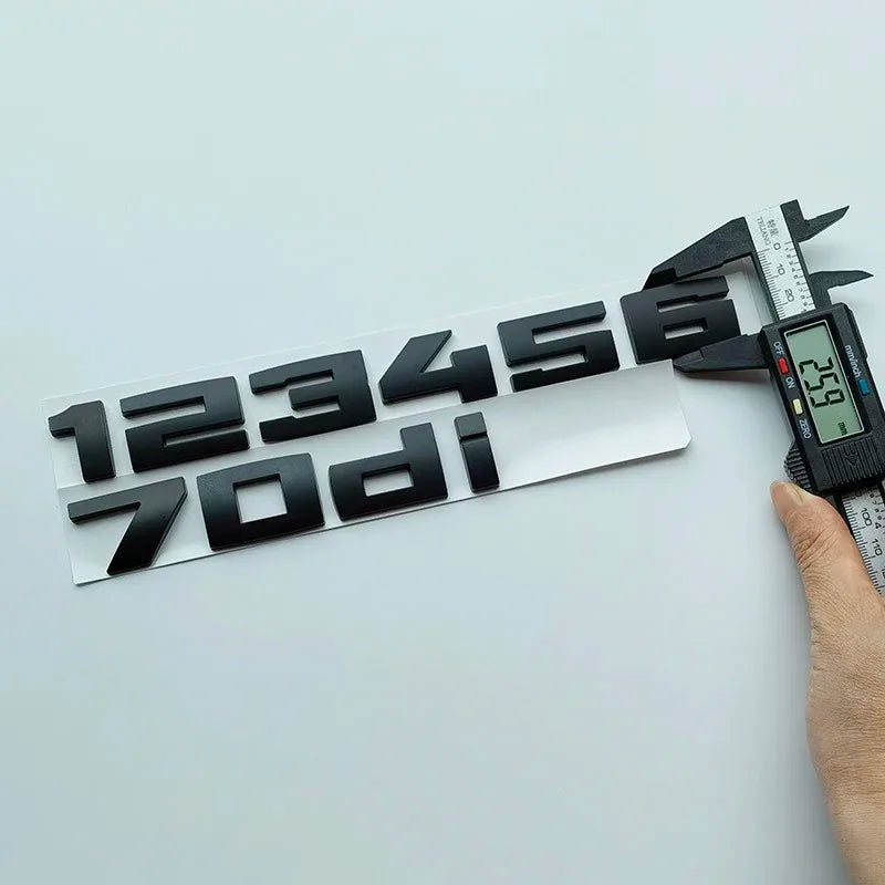 2.6cm M Series Bond Letters ABS Emblem for X1 X2 X3 X4 X5 X6 X7 135i 140i 235i 240i 550i 540i 535d Car Trunk Badge Logo Sticker