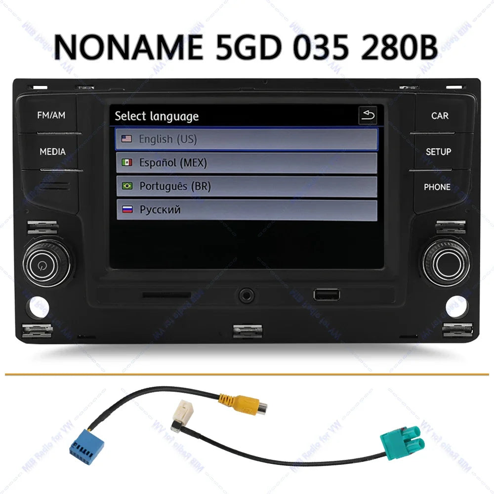 Noname 5GD035280B MIB Carplay Car Radio for VW Golf MK7 MK7.5 Passat B8 Sportvan Tiguan Bluetooth 6.5 inch Android Auto Player
