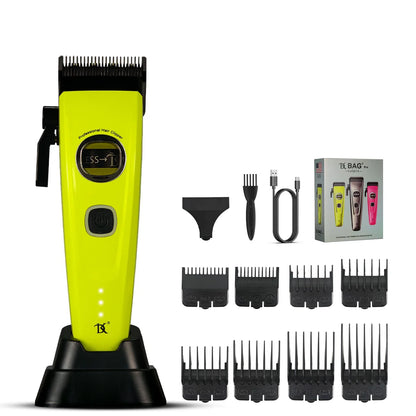 BRDCLIP 609 10000RPM Grey Professional Hair Clipper 7500RPM External Rotor Brushless Motor DLC Blade Hair Trimmer Barber Shaver