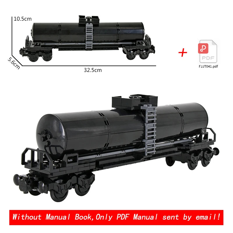 26cm Retro Double-Deck Passenger Train Car Building Blocks Model Green Gray Classic Train Display Toy for Hobbyists