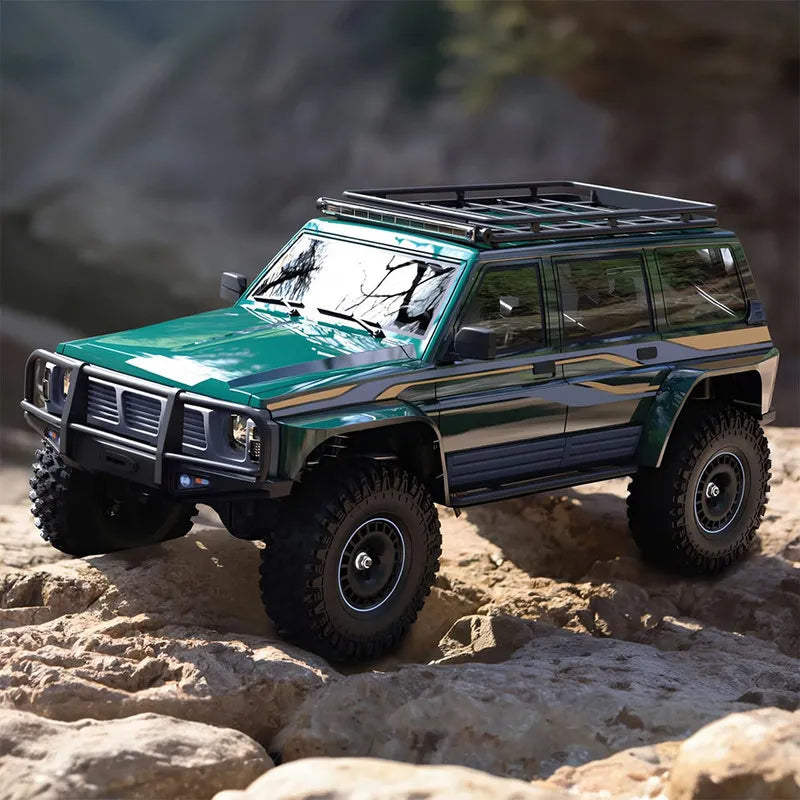 Yikong Yk4107 Pro 1/10 Brushless Remote Control Rc Four-Wheel Drive Off-Road Climbing Vehicle Dual Speed Differential Lock