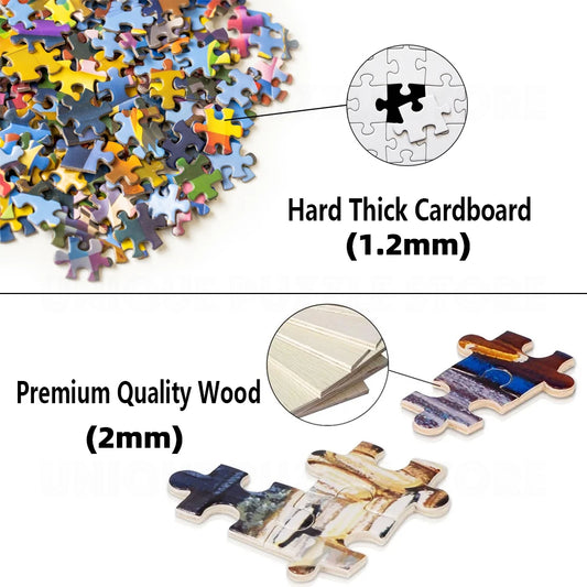 Dragon Ball Anime Jigsaw Puzzles 1000Pcs Wooden Puzzle Adults Fun Educational Games Brain Teaser Toys for Kids Family Table Game