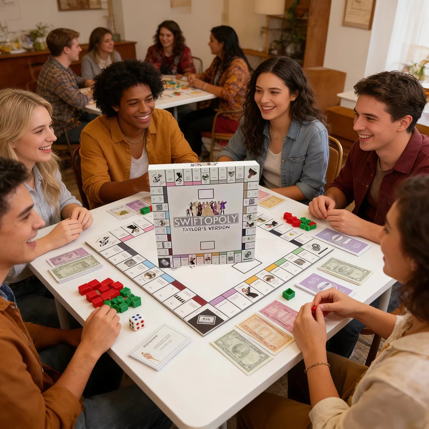 Swiftopoly Taylor Edition Monopoly Board Game Taylor Swift Fan Customized Edition Swift Album Themed Party Game