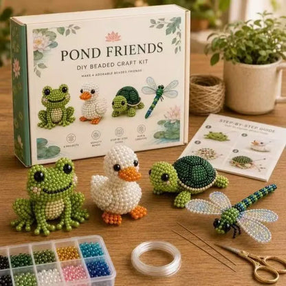 Mini 3D Bead Kit for Animal DIY Set - Interactive Assembly Gift for Parents and Children - 3D Animal Shape Bead Assembly Set
