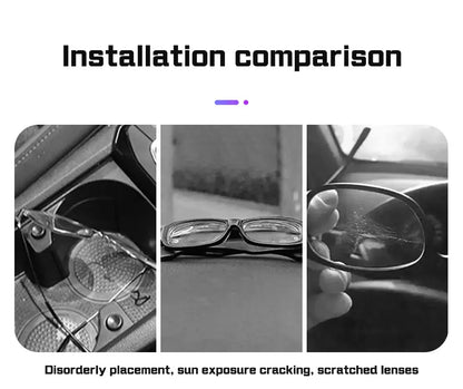 For Xpeng G6 P7 P7i X9 G3 G3i G9 P5 X2 N5 F30 H93 Car Visor Glasses Case Portable Accessories Sunglasses Holder Eyeglasses Box