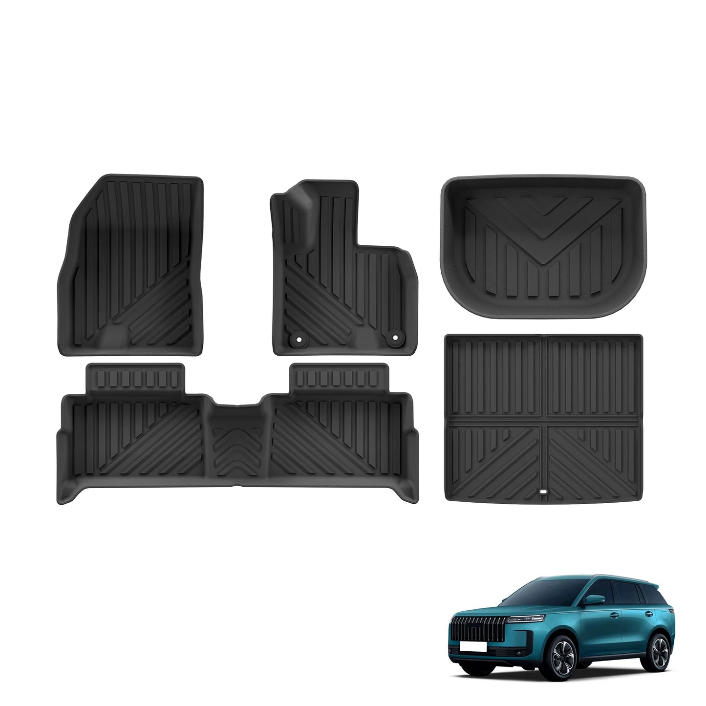 Right Drive for Chery Jaecoo 5 EV 2025 2026 All -Weather Floor Mats Foot Mat Cargo Liner Trunk Pad Car Interior Accessories