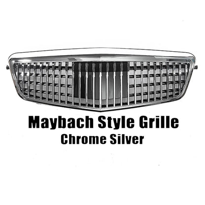 XVIP Chrome Black Diamonds Style Front Racing Grille For Mercedes Benz E-Class W212 E250 E300 E350 E500 2010-2013 Bumper Grilles