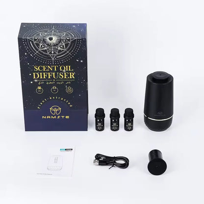 Namste Smart Fragrant Oil Diffuser Home Car Aroma Diffuser Starry Light Smell Distributor Interior Perfume Scent Air Freshener