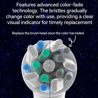 Cross Clean Brush Heads Compatible with Oral B iO 2 3 4 5 6 7 7G 8 9 10 Electric Toothbrush,  Cross Replacement Toothbrush Head