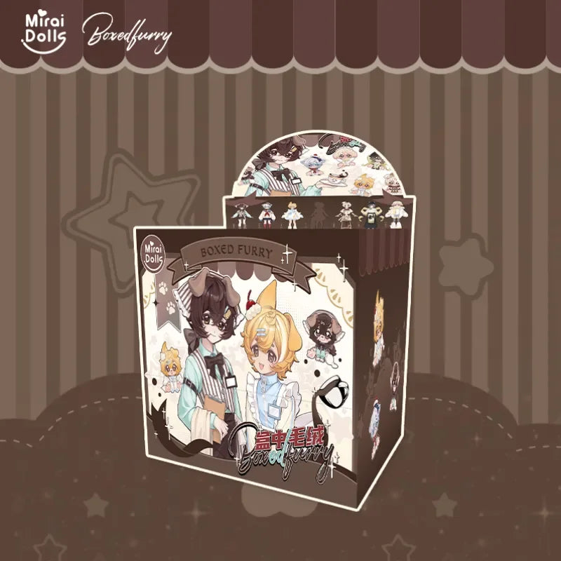 Genuine Mirai Dolls Boxed Furry Series 1/8 Action Figure Bjd Blind Box Anime Character Doll Model Desk Ornament Collect Toy Gift