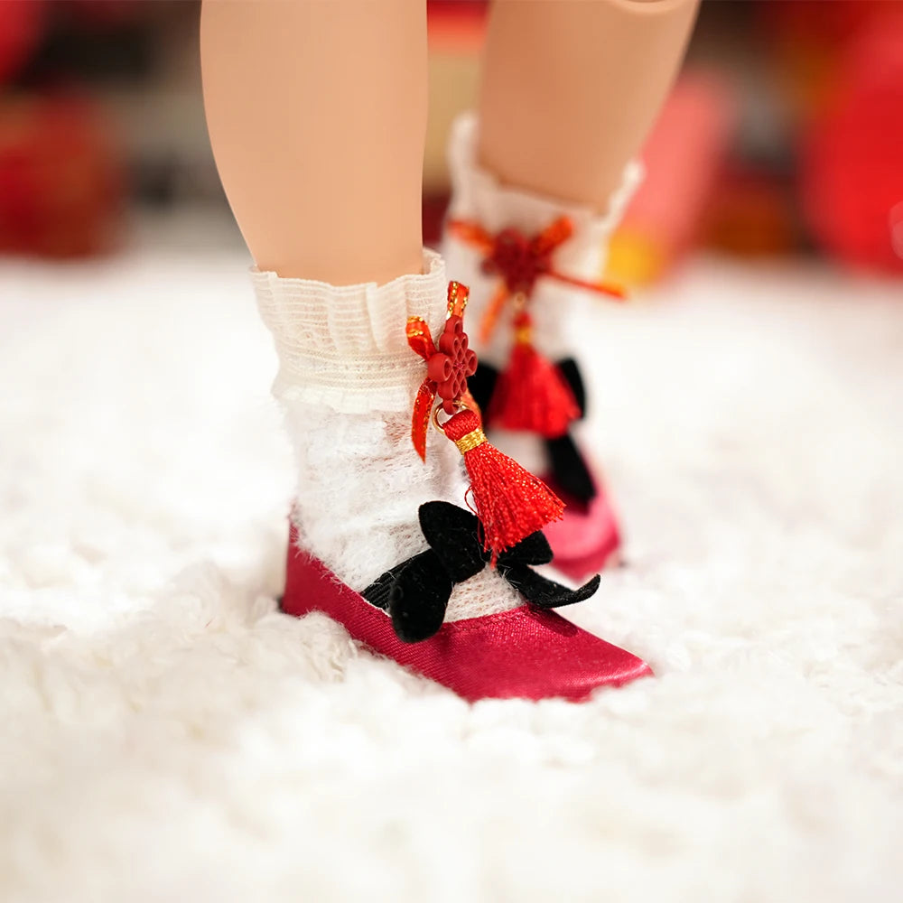 ICY DBS 1/4 BJD Dream Fairy Doll  Anime Toy Articulated Doll Holiday-Themed Doll Includes Clothing and Shoes 40cm SD