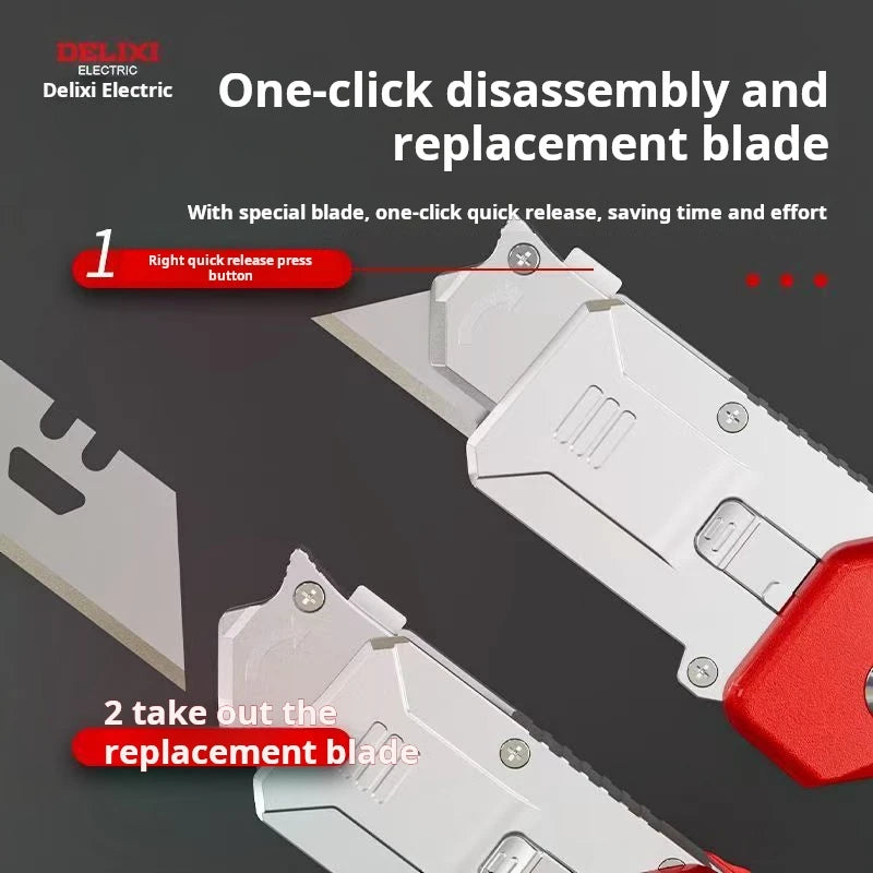 2in 1 deformity fold Utility knife Glue removal scraper Seam decoration Hand Tools Cleaning the glue removal blade