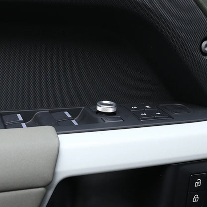 cheya Car central control air conditioner volume knob decorative cover For Land Rover Defender 110 2020+ Aluminum accessories