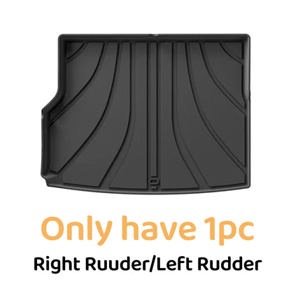 For Geely Galaxy EX5 E5 2024 2025 TPE Floor Mat Trunk All-Weather 3D Liner Accessories Black(Left Rudder&Right Rudder)