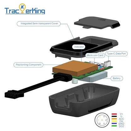 Gps Tracker Car Motorcycle Satellite Locator Trackerking mini EC33 4G Anti-Theft Device GPS/GSM Locator For Car
