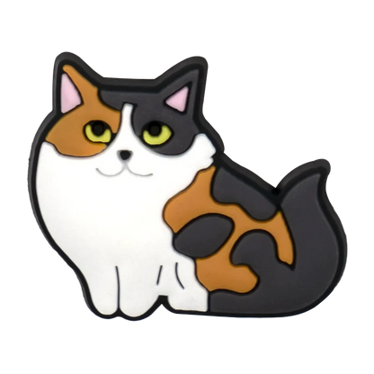 1/100pcs Cat Pin for Shoe Sphinx Orange Cat Black Cat Cute Shoe Charms for Women Girl Kids Sandal Accessories Buckle Decorations