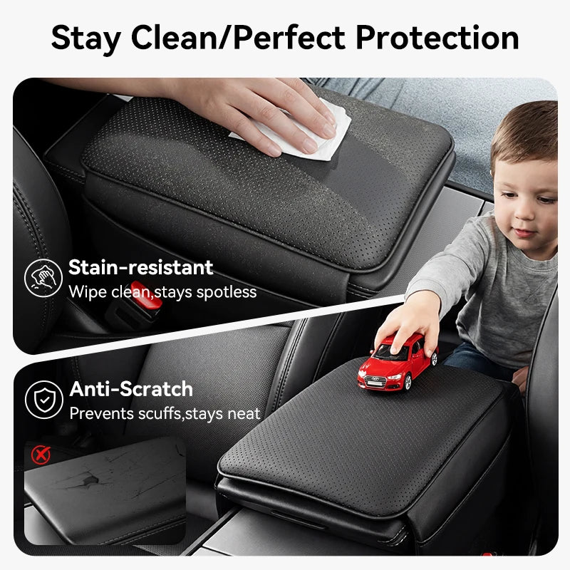 YZ For Tesla Model 3 Y YL Juniper Highland Armrest Pad Soft Case Center Console Box Cover Aanti-scratch 2026 Accessories