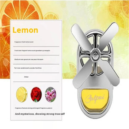 Car perfume Air conditioning outlet fan Car interior decoration aromatreatment decoration Car fragrance fragrance lasting light